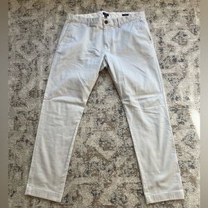 J.Crew Men's Flex Athletic Slim Light Gray Chinos 34x30